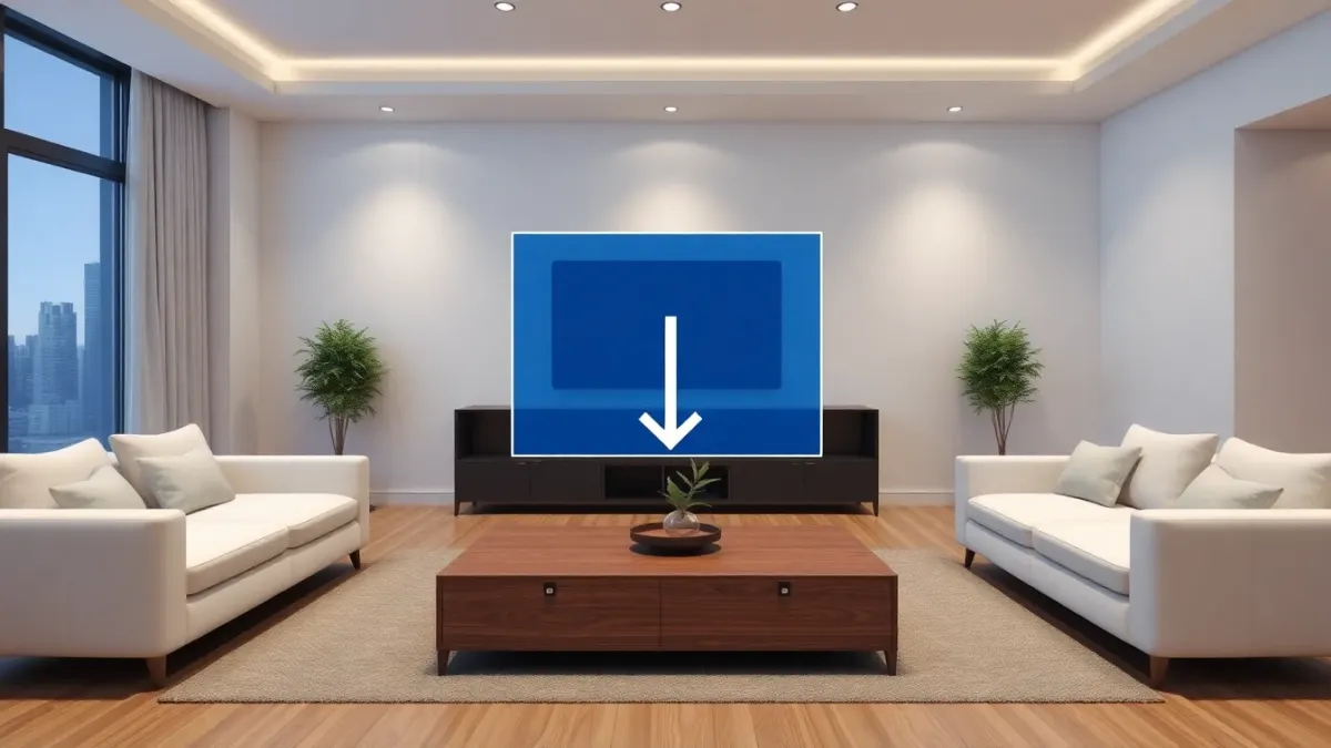 Translucent virtual arena hovering slightly off a real coffee table